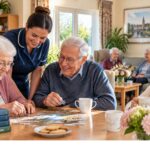 Residents enjoying activities and social connections in a welcoming Abingdon residential care home
